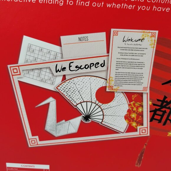 Escape Room At Home Game Talking Tables Kyoto Movie Studio Brand New - Picture 3 of 6